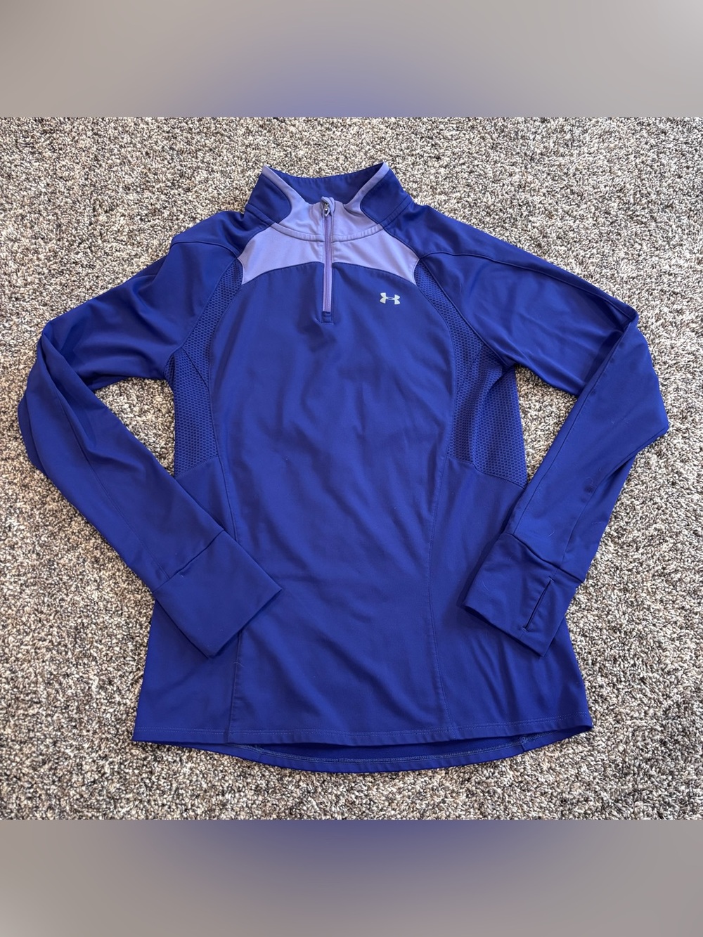 Under Armour Royal Purple 1/4 Zip Performance Top